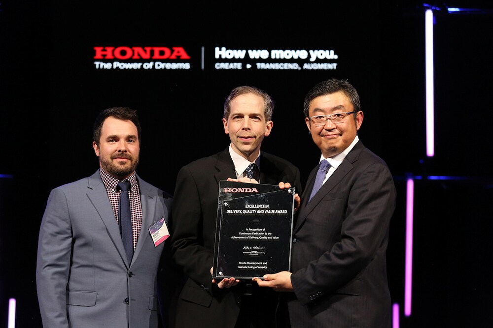 from_left_Hankook_Tire_NA_Manager_Korey_Spalding,_Matt_Karshis_and_Honda_Development_Manufacturing_of_America_President