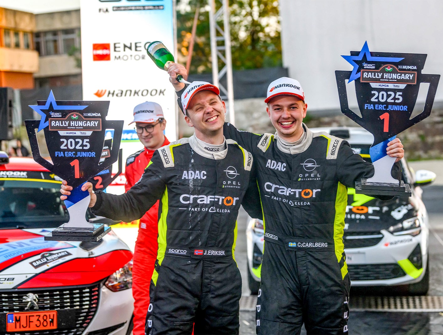 Carlberg unbeatable – impressive win in FIA Junior ERC in Hungary