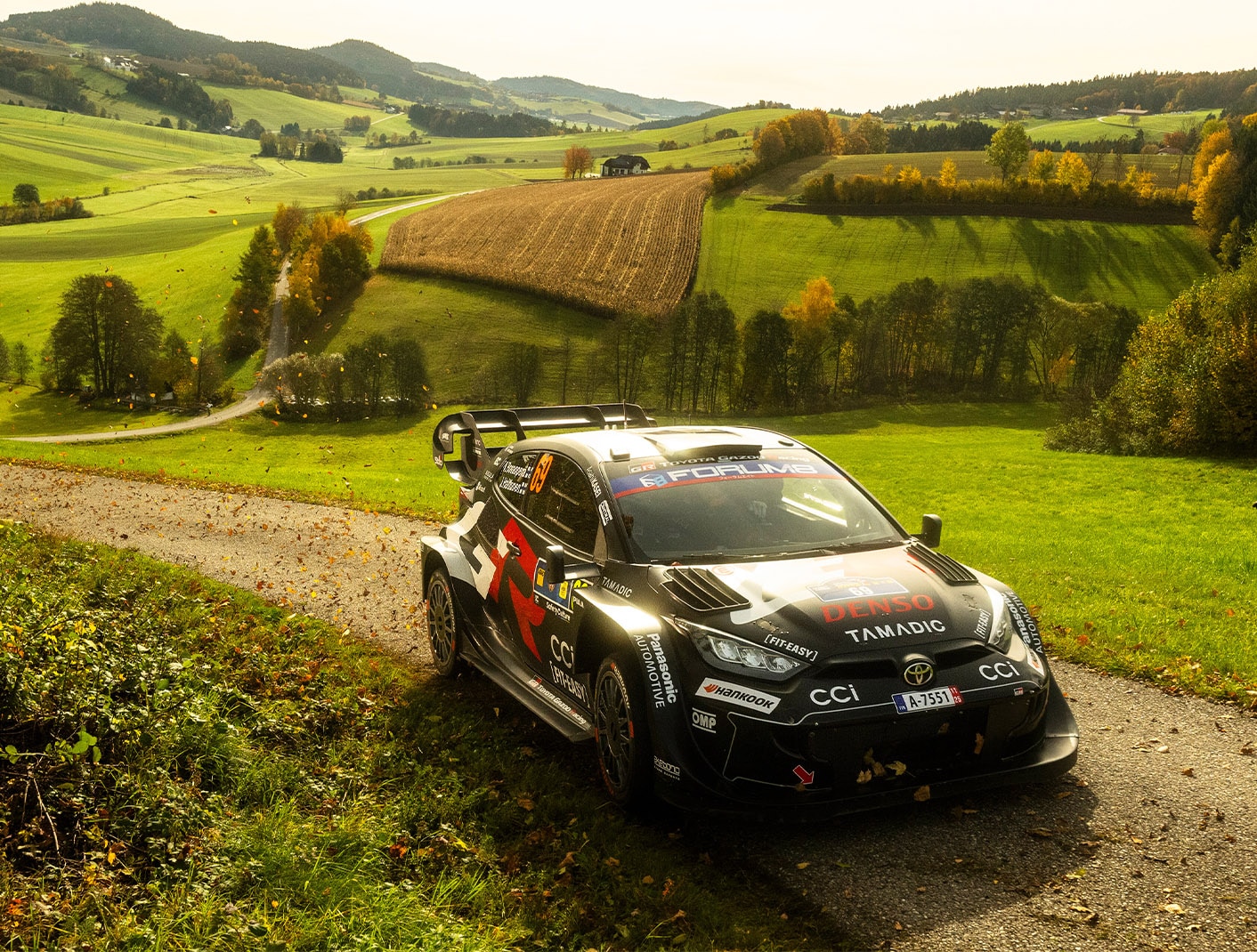 Hankook shines at the WRC Central European Rally