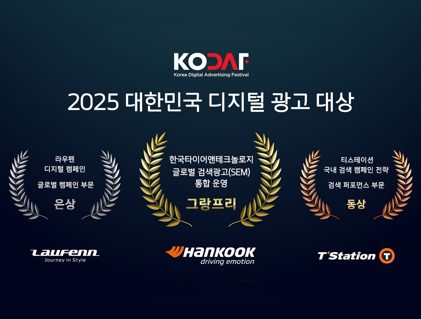 한국타이어, '2025 대한민국 디지털 광고대상' 그랑프리 등 3개 부문 수상